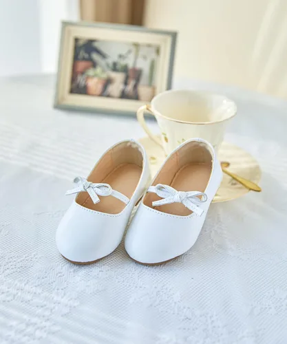 Miniatura 2 de ESTINE Mary Jane - Zapatos planos para niñas pequeñas y niñas pequeñas, vestido brillante, zapatos de ballet de boda de princesa