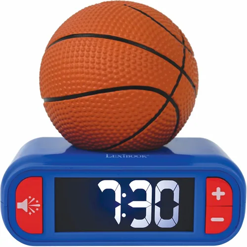 Miniatura 7 de Lexibook - Reloj despertador de dinosaurio con luz nocturna, para niños y niñas, con función de repetición, azul/verde - RL800DINO