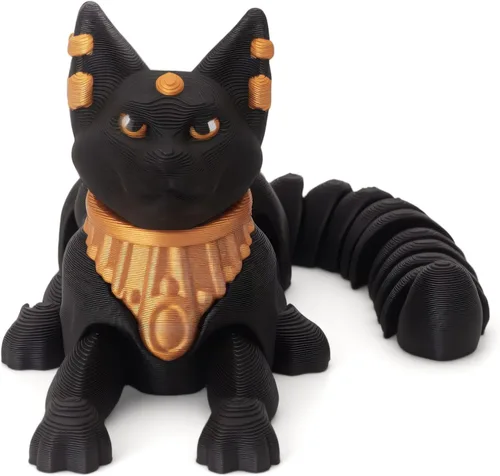 Miniatura 50 de Yipintang Criaturas Impresas en 3D Animales Flexibles - Juego de Animales Fidget de 7 Pulgadas para Decoración de Estantes (Pareja de León Adulto)