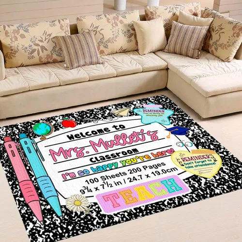 Miniatura 24 de Alfombras de aula para niños, alfombra colorida del alfabeto para dormitorio de niños, alfombra educativa para niños para sala de juegos, alfombra