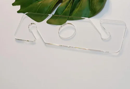 Miniatura 5 de Plantilla de acrílico transparente para vino, plantilla acrílica cortada con láser, plantilla de enrutador para carpinteros y fabricantes (modelo 1)