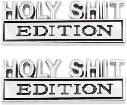 Miniatura 22 de Fuck IT Edition, emblema para el lado del coche, parte trasera, capó, puerta del maletero, 3D, para F 150, F250, F350, Silverdo, 1500, 2500, Sierra