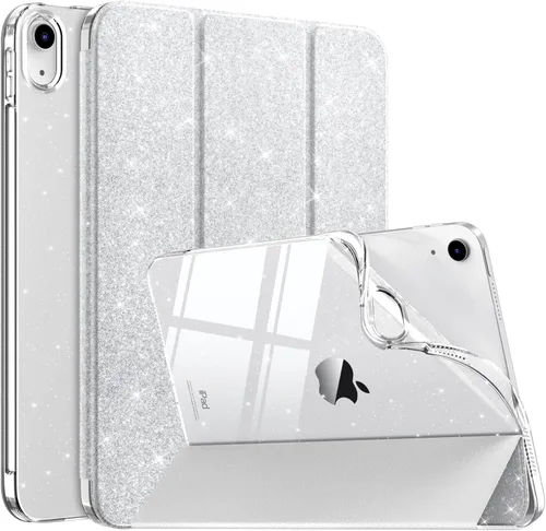 Miniatura 32 de MoKo Funda para iPad (A16) de 11ª generación 2025/10ª generación 2022, iPad de 11 pulgadas/10.9 pulgadas con cubierta trasera translúcida de TPU