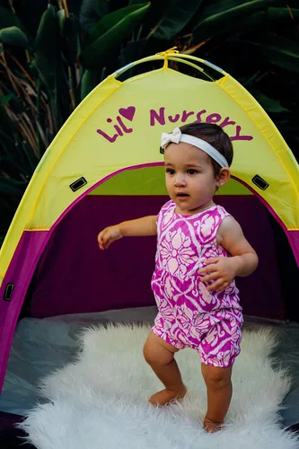 Miniatura 7 de Pacific Play Tents Lil Nursery Tienda., Púrpura/Amarillo