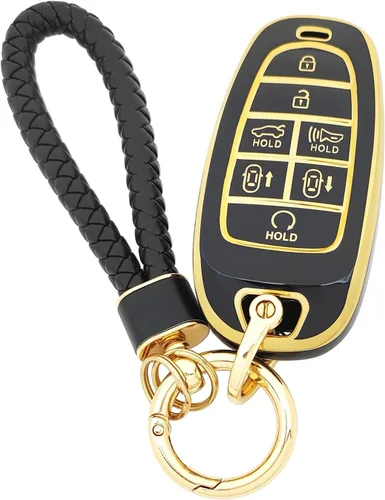 Miniatura 52 de Funda para Llavero de Coche Llavero Funda de Llave de TPU Suave Carcasa de Protección Portallaves Accesorios