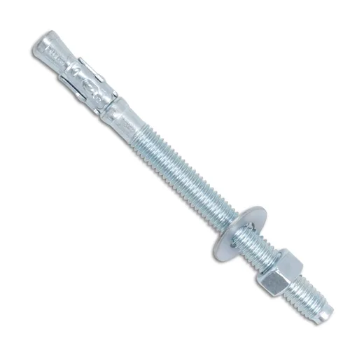 Miniatura 8 de Anclaje de cuña de 3/8" x 3-1/2", anclajes de hormigón chapados en zinc, sujetadores de pernos de expansión resistentes para ladrillos/bloques