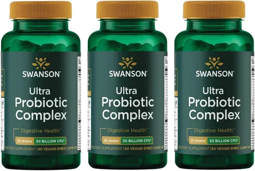 Miniatura 9 de Swanson Complejo probiótico ultra 30 mil millones de CFU 60 cápsulas vegetales (paquete de 2)