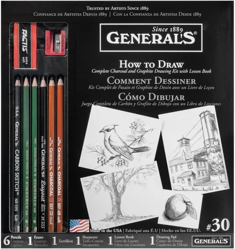 Kit general de lápiz cómo dibujar (30 GP), surtido
