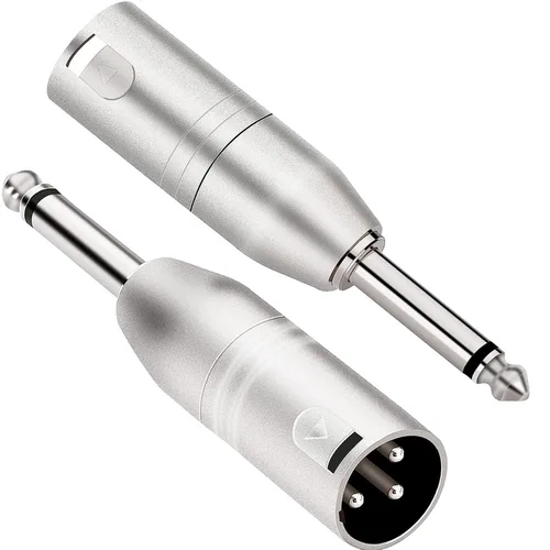 Miniatura 8 de XLR hembra a 1/4 pulgadas TS mono adaptador desequilibrado XLR hembra a 1/4 de pulgada TS mono macho adaptador de cable para mezcladores