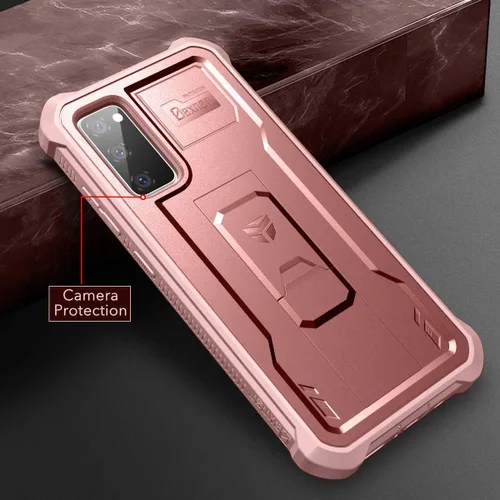 Miniatura 7 de Dexnor Funda para Samsung Galaxy S20 FE, [Protector de Pantalla y Soporte Integrados] Protección de Grado Militar de Servicio Pesado a Prueba