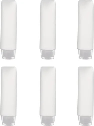 Miniatura 3 de OTO Paquete de 6 botellas de plástico de tamaño de viaje para líquidos, 1.0 fl oz/1 onza líquida, aprobados por la TSA para maquillaje, artículos