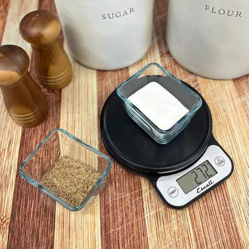Miniatura 5 de Escali Telero - Báscula digital de alimentos, báscula de cocina multifuncional, medición precisa de peso y control de porciones, 7.62 x 6.1 x 1.28