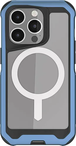 Miniatura 27 de Ghostek Atomic Slim - Funda protectora para iPhone 15 Pro Max, compatible con accesorios MagSafe, marco de metal de aluminio, funda de teléfono