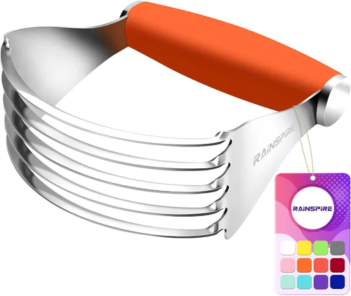 Miniatura 10 de Rainspire XL - Cortador de repostería para hornear, licuadora de repostería resistente, de acero inoxidable, cuchillas gruesas y afiladas, cortador