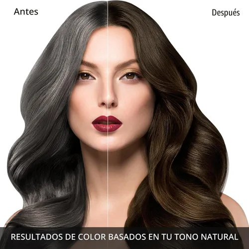 Miniatura 2 de KINGMING Champú de color instantáneo a base de hierbas marrón para cobertura de cabello gris para mujeres y hombres, 3 en 1 Champu Con Tinte