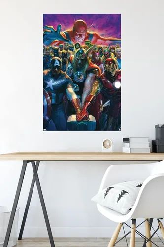 Miniatura 4 de Trends International Marvel Comics - Póster de pared de Avengers #10, 22.375 x 34 pulgadas, versión premium sin marco