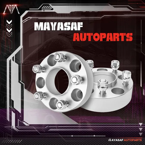 Miniatura 7 de Espaciadores espaciadores de rueda centrales [1.5 pulgadas de grosor, paquete de 2, 5 orejetas] para Ford Mustang/Ranger/Explorer/Crown