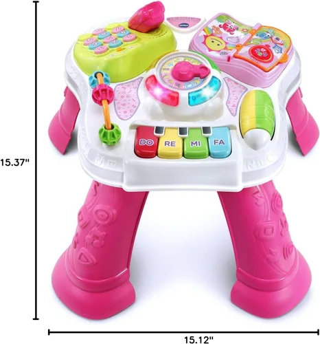 Miniatura 8 de VTech Sit-To-Stand - Mesa para aprender y descubrir, color rosa