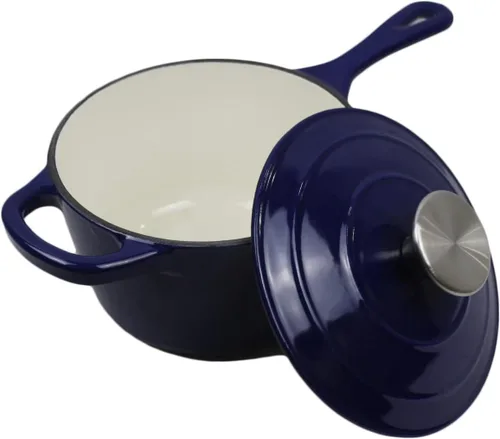 Miniatura 21 de Utensilios de cocina de hierro fundido esmaltado (Sartén 5", Merlot)