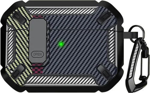 Miniatura 11 de SaharaCase Raider Series - Funda compatible con AirPods Pro 2 (2ª generación) [Robusta] protección de cuerpo completo, agarre antideslizante