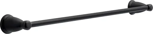 Franklin Brass Kinla (1-Paquete) Barra de Toallas de 24 Pulgadas para Baño, Soporte de Barra Montado en Pared, Color Negro Mate, Herramienta | Mate