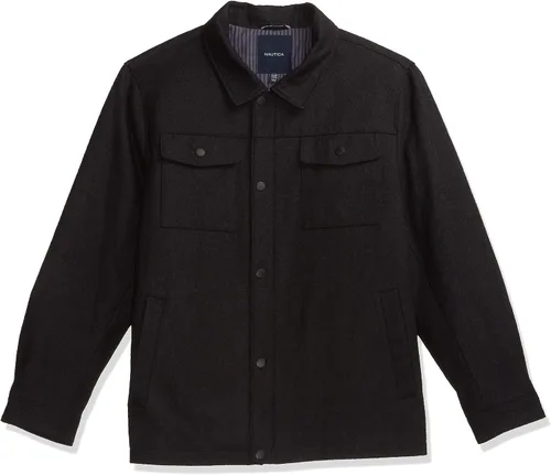 Miniatura 18 de Nautica Men's Wool Blend Peacoat – Double-Breasted Winter Coat, Regular, Big & Tall Sizes