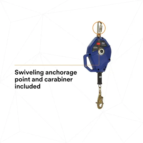 Miniatura 7 de 3M DBI-SALA Smart Lock Autoretráctil Lifeline 3503803, cable galvanizado, azul, 20 pies (19.7 ft) 1 Ea/Case