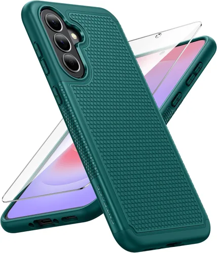 Miniatura 141 de FNTCASE Funda para teléfono Galaxy A14-5G: protección contra caídas de grado militar Samsung A14 5G, probada contra caídas de 14 pies, protector