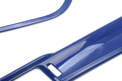 Miniatura 5 de Kadore Cubierta de tira de consola central para Toyota Camry 2018-2023 2024 Interior Color azul Camry XSE XLE TRD Hybrid SE LE 2 piezas