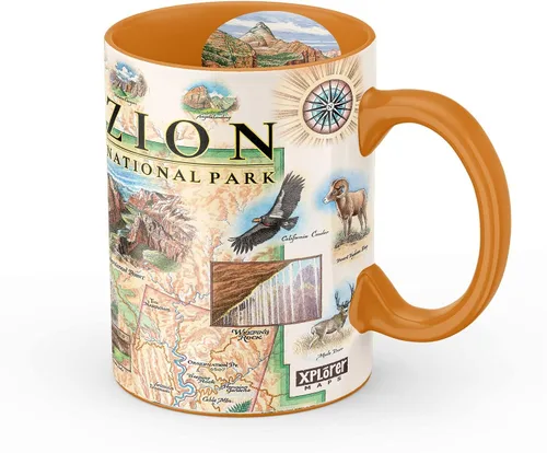 Miniatura 16 de Xplorer Maps Boston Map Taza de cerámica (16 onzas) – Taza de café sin BPA para bebidas calientes y frías – perfecta para oficina, hogar o regalo