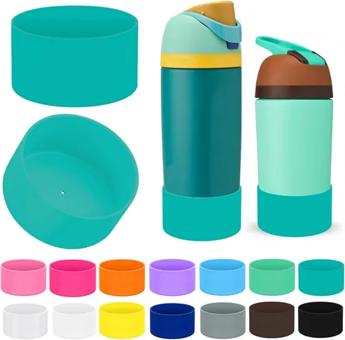 Miniatura 8 de 2 botas protectoras de silicona compatibles con Owala Kids de 16 onzas y 14 onzas, accesorios para 12 onzas, antideslizantes, resistentes a
