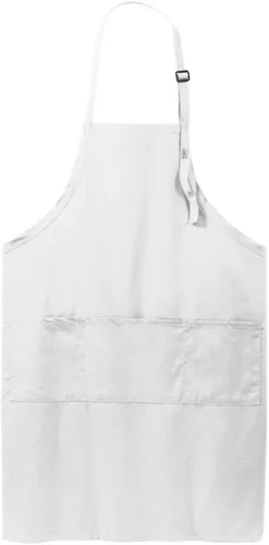 Miniatura 7 de Joe's USA Delantal con pechera ajustable de 8 onzas con bolsillos