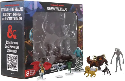 WizKids D&D Icons of the Realms: Journeys Through The Radiant Citadel - Monstruos en caja Calabozos y Dragones Miniaturas