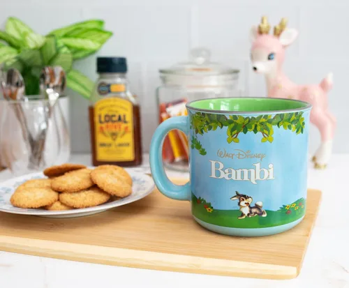 Miniatura 3 de Disney Bambi Meadow Scene - Taza de café de viaje sin BPA para café expreso, cafeína, cacao, esencial para el hogar y la cocina, bonitos regalos