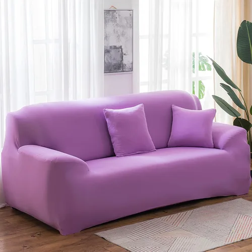 Miniatura 9 de Morbuy Funda súper elástica para sofá, 4 piezas de elastano, funda de sofá modular de color sólido con parte inferior elástica, protector de muebles