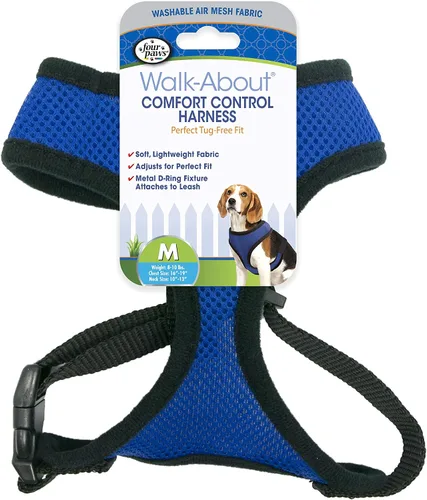 Miniatura 7 de Four Paws Comfort Control - Arnés para perro, color negro, extra pequeño