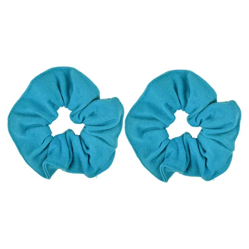Miniatura 26 de Set of 2 Large Solid Scrunchies (Beige)