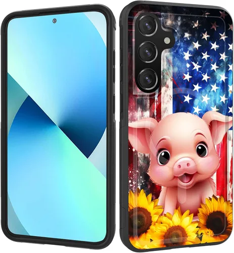 Miniatura 73 de Funda magnética para Galaxy A16 5G, [compatible con MagSafe] [protección contra caídas de grado militar] Funda resistente a prueba de golpes