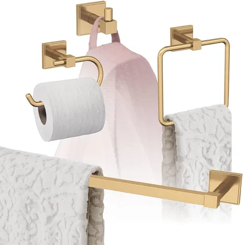 Miniatura 17 de Amerock Níquel cepillado Appoint 5 piezas Juego de accesorios de baño