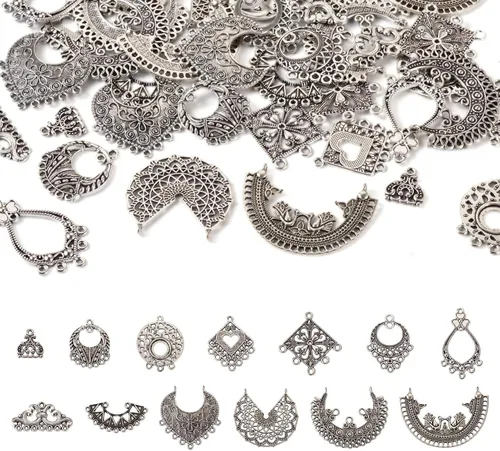 Pandahall - Colgantes de araña de aleación tibetana para hacer joyas y collares