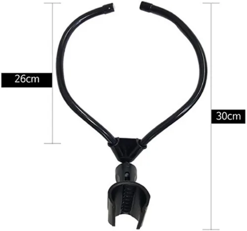 Miniatura 2 de Soporte para micrófono de cuello (bloqueo) Trucos de magia profesional ajustable Magia Soporte Mago Accesorios de escenario ilusión Gimmick Fun