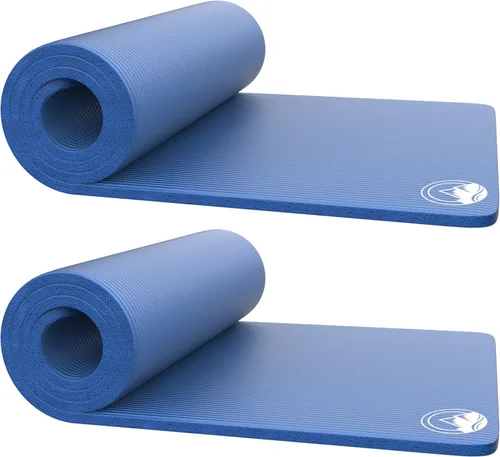 Foam Sleeping Pad for Camping - 1.25-Inch-Thick Waterproof Sleep Pad with Carry Straps for Cots, Tents, or Sleepovers by Wakeman Outdoors (Black)