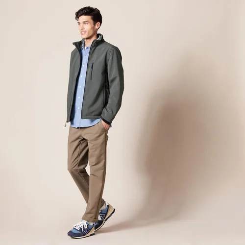 Miniatura 5 de Tienda Essentials Chaqueta Softshell resistente al agua para hombre grande y alto