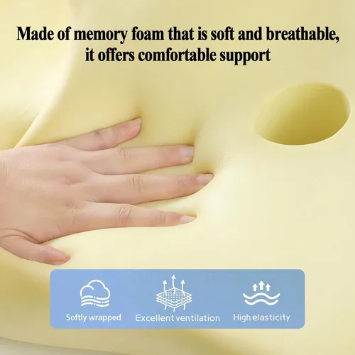 Miniatura 4 de Almohada cervical para el cuello, almohada cervical para aliviar el dolor de cuello, almohada cervical - Soporte de cuello y hombro, funda lavable