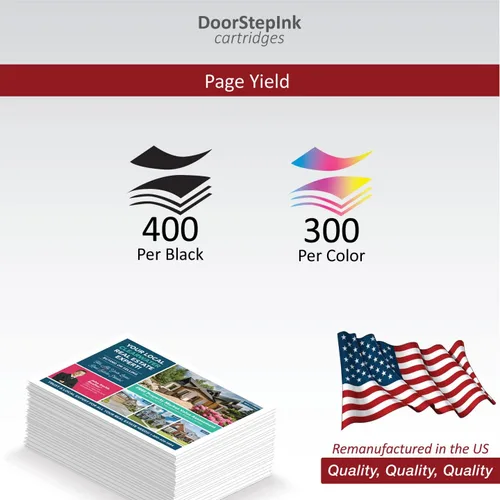 Miniatura 4 de DoorStepInk Recambios de cartucho de tinta remanufacturados en los Estados Unidos para impresora Canon PG-245XL 243XL CL-246XL 246 XL 244XL 244 XL