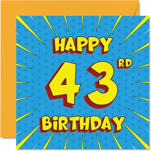 Miniatura 12 de Divertidas tarjetas de cumpleaños 42 para hombres y mujeres, libro de cómics, tarjeta de feliz cumpleaños para hermana, niñera, abuelo, papá, papá