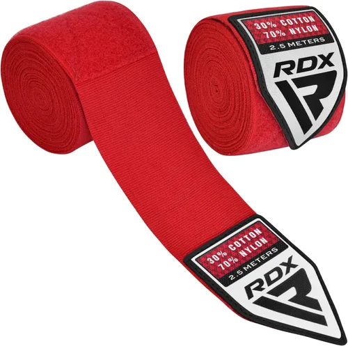 RDX Boxing Wraps Kids 2.5M Guantes internos, Vendajes elásticos para el pulgar, Junior Under Mitts Protector de puño de mano Correas de soporte de