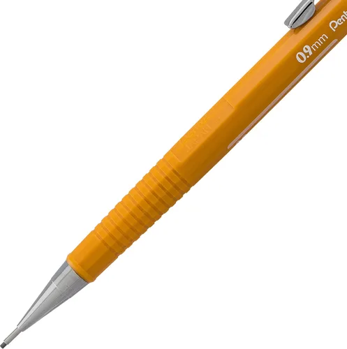 Miniatura 4 de PENTEL - Portaminas Sharp para dibujo técnico, 0.9 mm, cilindro amarillo, paquete de 2 (P209BP2K6)