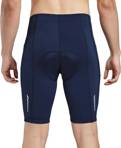 Miniatura 3 de BALEAF Pantalones cortos de ciclismo acolchados para hombre, mallas de ciclismo de carretera MTB accesorios bolsillos UPF 50+
