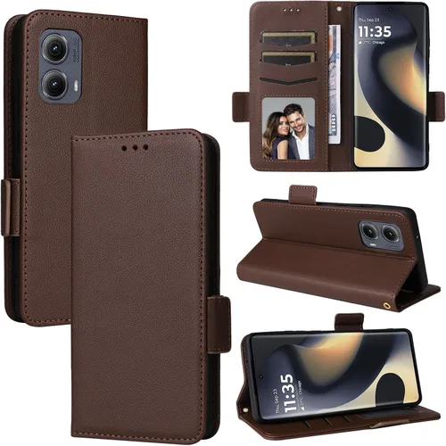 Miniatura 287 de Funda de piel sintética compatible con Motorola Moto E22 4G, funda de piel sintética compatible con Motorola Moto E22i 4G, color negro